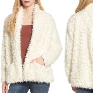 Love, Fire Black Faux Fire Jacket size XS